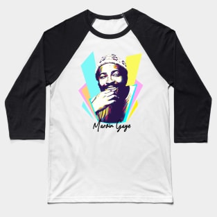 Wpap Pop Art Marvin Gaye Fan Art Baseball T-Shirt